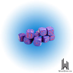 Dice Set - Speckled Purple Passion 16mm d6 12ct