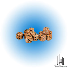 Dice Set - Speckled Rust 16mm d6 12ct