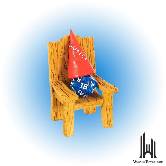 Dice Jail Chair and Dunce Hat