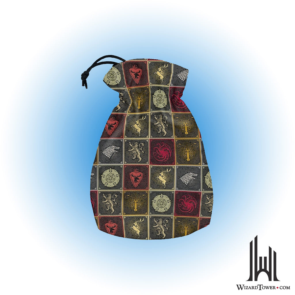 Dice Pouch - Game of Thrones Sigils Pattern Dice Pouch
