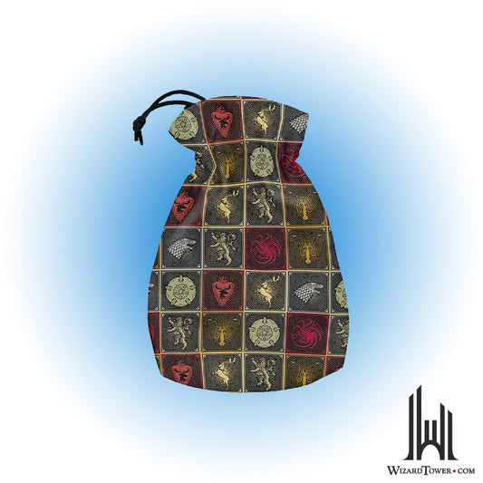 Dice Pouch - Game of Thrones Sigils Pattern Dice Pouch