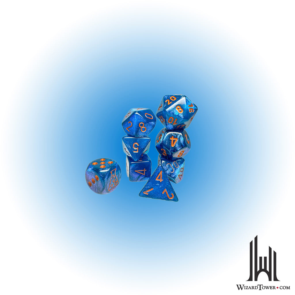 Dice Set - Borealis Midnight / Copper 7ct