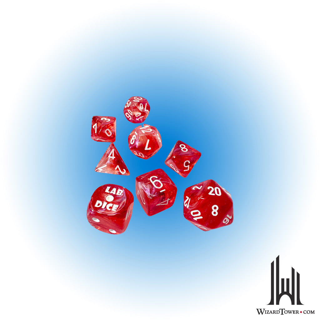 Dice Set - Borealis Passion / White Luminary 7ct
