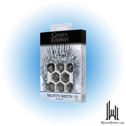 Dice Set - Game of Thrones Nights Watch 7ct