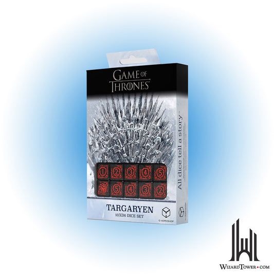 Dice Set - Game of Thrones Targaryen d6 10ct