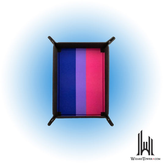Dice Tray - Fold Up Velvet Pride Bisexual