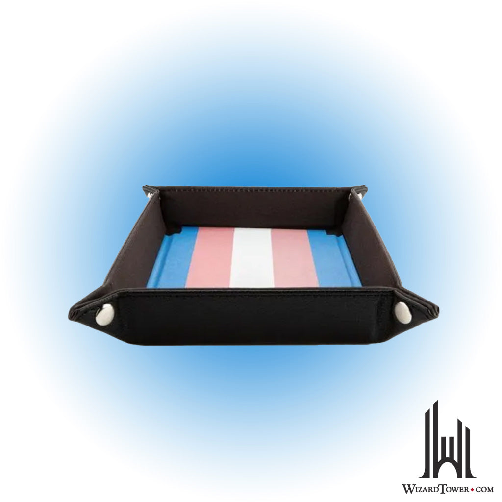 Dice Tray - Fold Up Velvet Pride Transgender