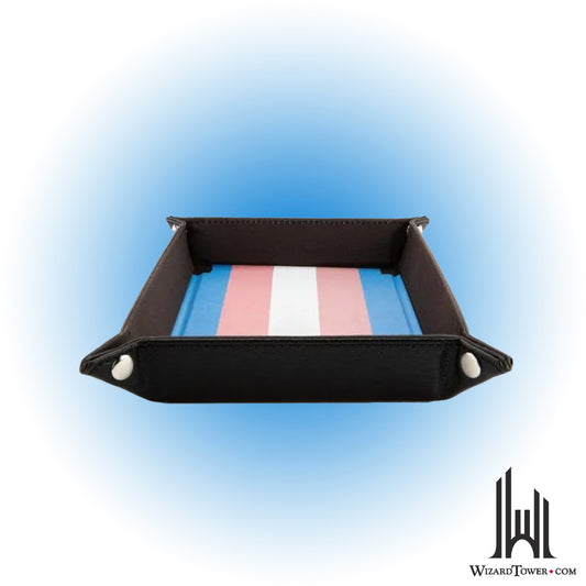 Dice Tray - Fold Up Velvet Pride Transgender