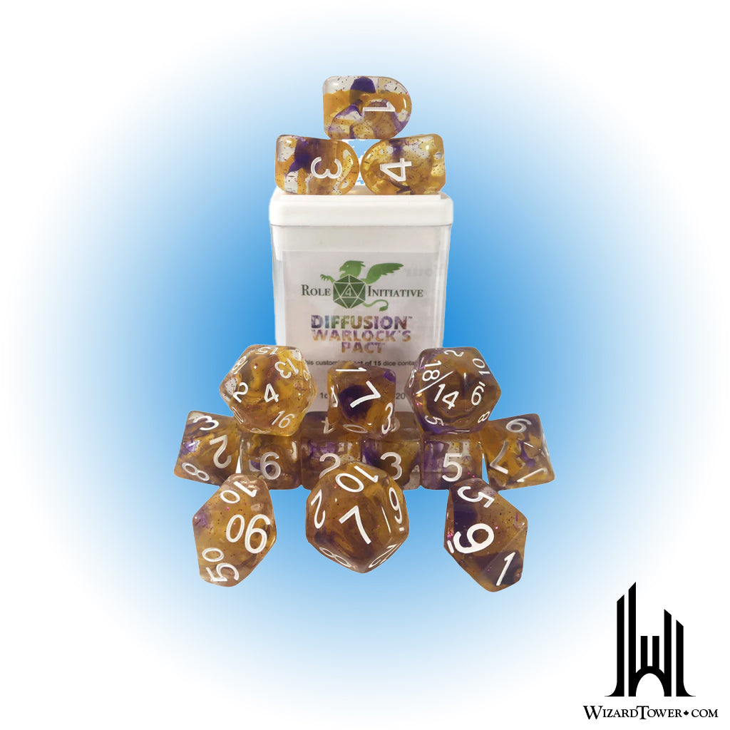 Dice Set - Diffusion Warlock's Pact Symbol 15ct