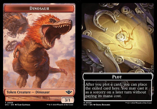 Dinosaur (0009) // Plot (0020) Double-Sided Token