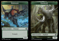 Dinosaur (0010) // Elephant (0012) Double-Sided Token
