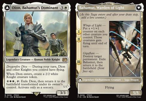 Dion, Bahamut's Dominant // Bahamut, Warden of Light - Foil