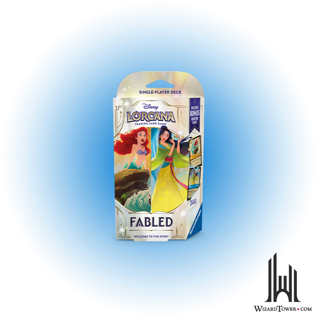 Disney Lorcana Fabled Starter Deck - Amber / Sapphire