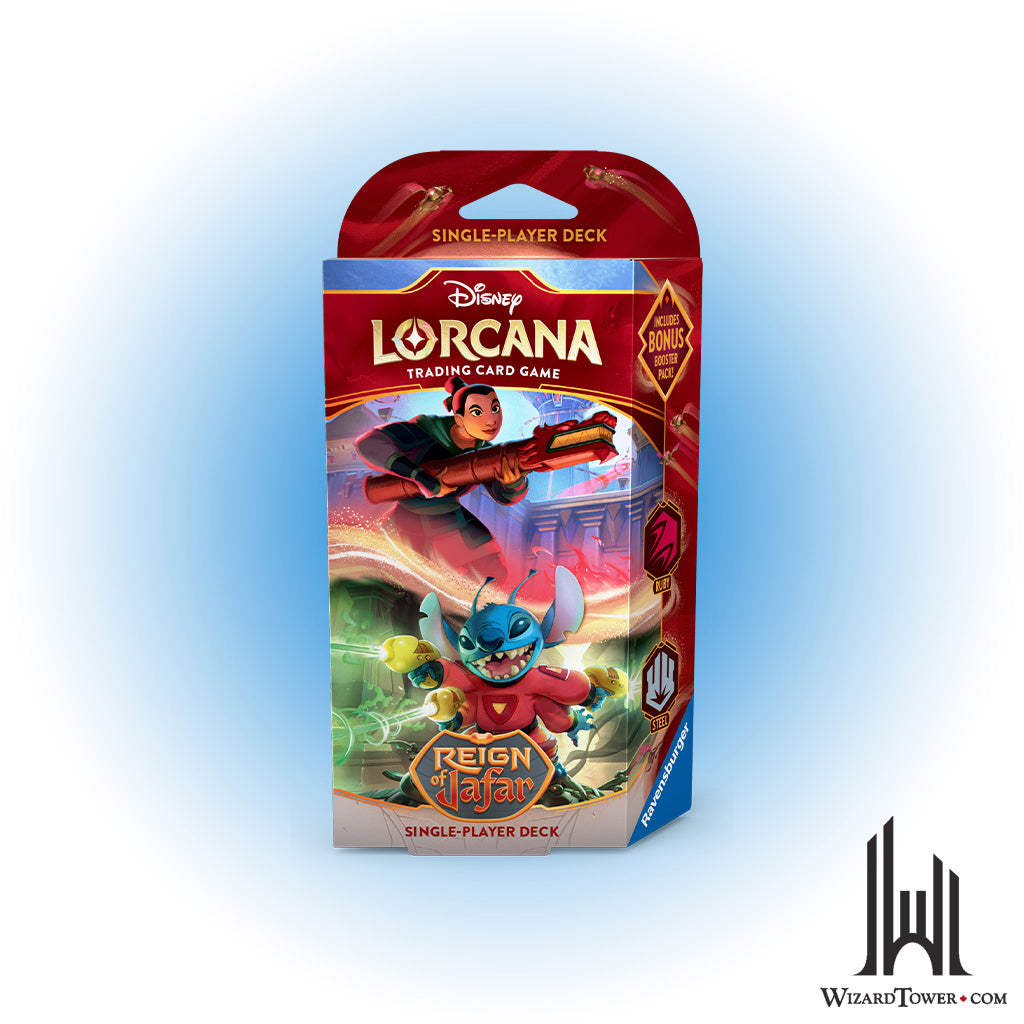 Disney Lorcana Reign of Jafar Starter Deck - Ruby / Steel