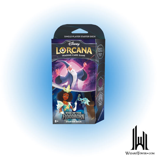 Disney Lorcana Rise of the Floodborn Starter Deck - Amethyst / Steel