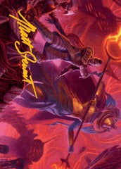 Djeru and Hazoret (44/81) Art Card (AMOM) - Gold-Stamped Signature