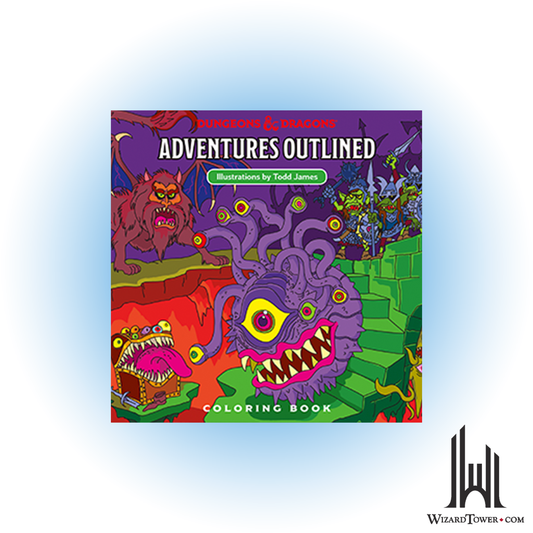 Dungeons & Dragons Book - Outlined Coloring Book
