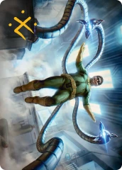 Doctor Octopus, Master Planner (25/54) Art Card (ASMP) - Gold-Stamped Signature