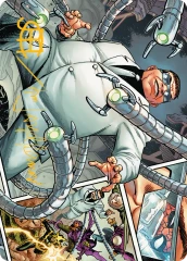 Doctor Octopus, Master Planner (48/54) Art Card (ASMP) - Gold-Stamped Signature