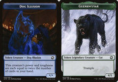 Dog Illusion (003) // Guenhwyvar (013) Double-Sided Token - Foil