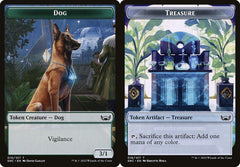 Dog (010) // Treasure (016) Double-Sided Token - Foil