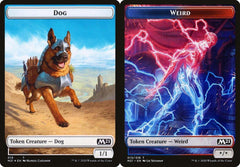 Dog (019) // Weird (013) Double-Sided Token - Foil
