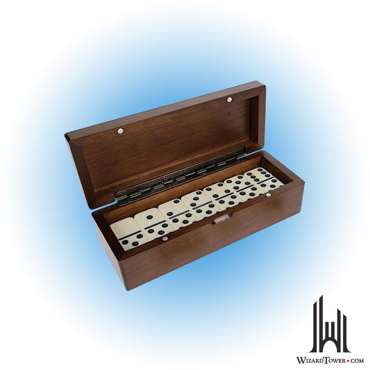 Dominoes - Ivory in Magnetic Wooden Box