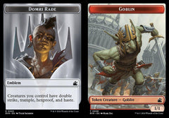 Domri Rade Emblem (0020) // Goblin (0008) Double-Sided Token - Foil