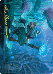 Dour Port-Mage (05/54) Art Card (ABLB) - Gold-Stamped Signature