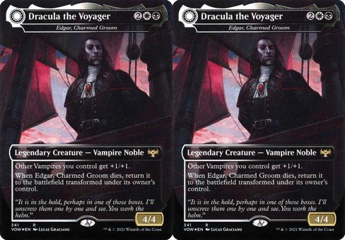 Dracula the Voyager // Casket of Native Earth [Edgar, Charmed Groom // Edgar Markov's Coffin] (341) - Foil