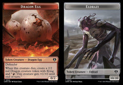 Dragon Egg (0022) // Eldrazi (0001) Double-Sided Token - Foil
