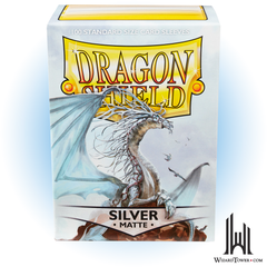 Deck Protectors - Dragon Shield Matte Silver 100ct