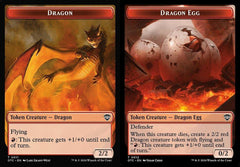 Dragon (0011) // Dragon Egg (0012) Double-Sided Token