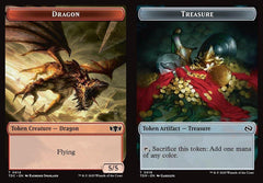 Dragon (0014) // Treasure (0016) Double-Sided Token