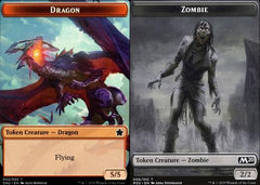 Dragon (002) // Zombie (006) Double-Sided Token