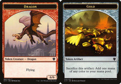 Dragon (007) // Gold (010) Double-Sided Token