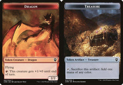 Dragon (007) // Treasure (012) Double-Sided Token - Foil