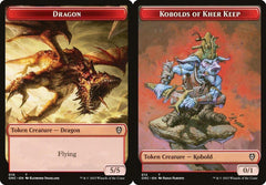 Dragon (010) // Kobolds of Kher Keep (012) Double-Sided Token