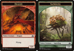 Dragon (010) // Saproling (019) Double-Sided Token