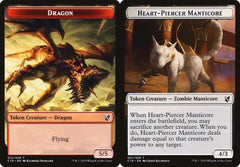 Dragon (012) // Heart-Piercer Manticore (007) Double-Sided Token