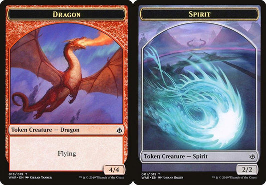 Dragon (013) // Spirit (001) Double-Sided Token