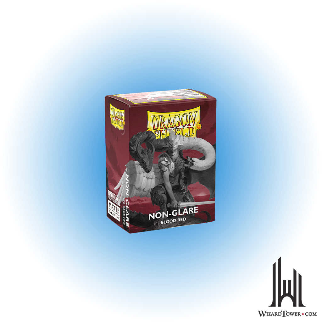 Deck Protectors - Dragon Shield Matte Blood Red Non-Glare 100ct