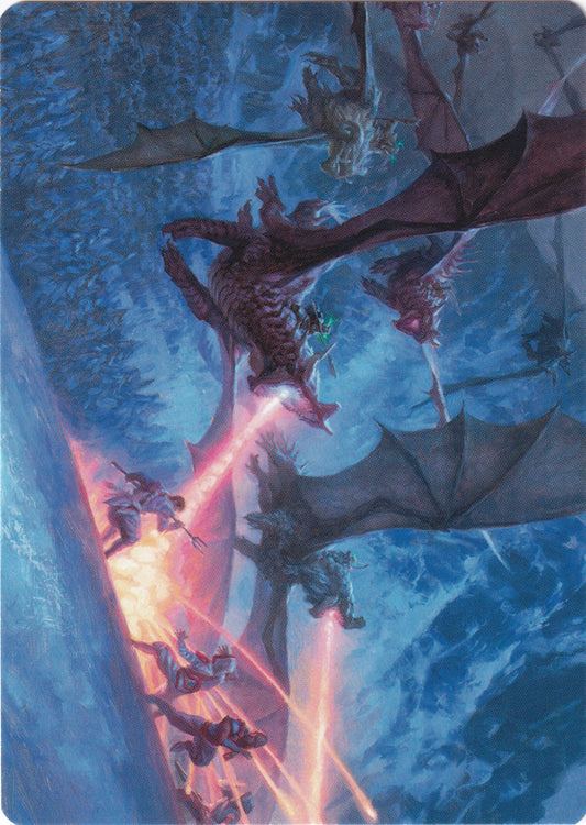 Dragonback Assault (22/54) Art Card