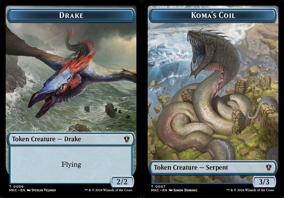 Drake (0006) // Koma's Coil (0007) Double-Sided Token