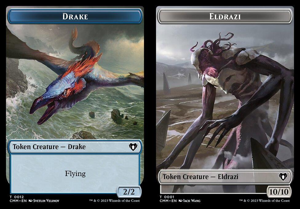 Drake (0012) // Eldrazi (0001) Double-Sided Token