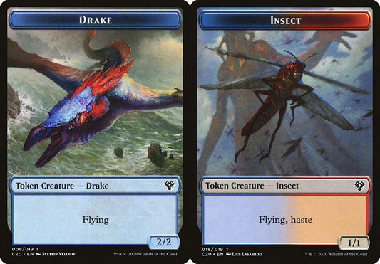 Drake (008) // Insect (018) Double-Sided Token