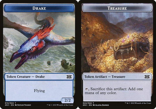 Drake (010) // Treasure (022) Double-Sided Token - Foil