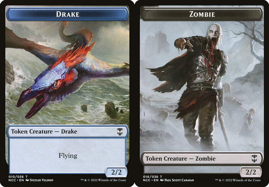 Drake (010) // Zombie (016) Double-Sided Token