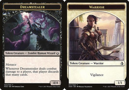 Dreamstealer (003) // Warrior (017) Double-Sided Token