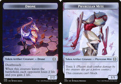 Drone (008) // Phyrexian Mite (011) Double-Sided Token - Foil